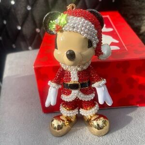 BNWT Disney x BaubleBar Santa Claus Mickey Mouse Keychain $100